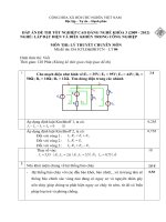 ĐỀ thi tốt nghiệp cao đẳng nghề ngành kỹ thuật lắ đặt và điều khiển trong công nghiệp phần lý thuyết và đáp án mã   (4)