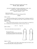 bộ đề thi tốt nghiệp lý thuyết ngành may và thiết kế thời trang cao đẳng nghề đề số  (27)
