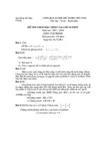 đề ôn luyện thi vào lớp 10  toán, đề số 59