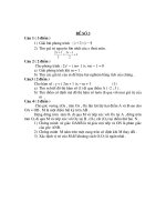 đề ôn thi vào lớp 10 môn toán tham khảo, đề  3