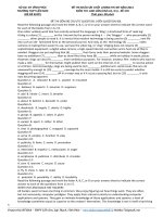 Đề khảo sát chất lượng môn Tiếng Anh lớp 12 ôn thi THPT Quốc gia số 270