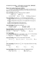đề ôn thi vào lớp 10 môn toán tham khảo, đề  27