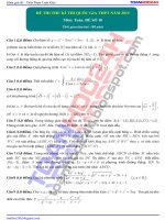 đề thi thử môn toán 2015 số 10 của toanhoc24h