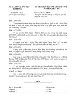 Đề thi chính thức học sinh giỏi sử 12 tỉnh lâm đồng 2011