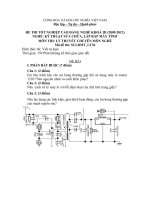 ĐỀ thi tốt nghiệp cao đẳng nghề ngành kỹ thuật sửa chữa lắp ráp máy tính phần lý thuyết mã (36)