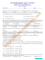 đề thi thử môn toán đh số 35