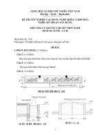 ngân hàng đề thi tôt nghiệp cao đẳng nghề chuyên ngành kỹ thuật xây dựng đề số (39)