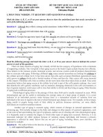 Đề thi thử THPT quốc gia môn Tiếng Anh số 301