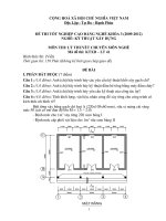 ngân hàng đề thi tôt nghiệp cao đẳng nghề chuyên ngành kỹ thuật xây dựng đề số (40)