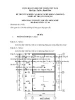 ngân hàng đề thi tôt nghiệp cao đẳng nghề chuyên ngành kỹ thuật xây dựng đề số (45)