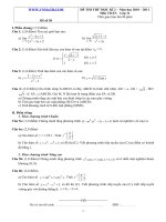 đề ôn tập học kì 2 môn toán 11 đề  30