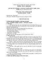 Đề thi tốt nghiệp cao đẳng nghề phần thực hành ngành quản trị khách sạn đề số  (8)