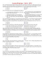 Đề luyện thi thử đại học môn Vật Lý  Thầy Nam kèm đáp án cách giải(9)