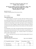 Đề thi tốt nghiệp cao đẳng nghề phần thực hành ngành quản trị  doanh nghiệp vừa và nhỏ đề số  (49)