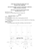 ngân hàng đề thi tôt nghiệp cao đẳng nghề chuyên ngành kỹ thuật xây dựng đề số (47)