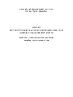 ĐỀ thi tốt nghiệp cao đẳng nghề ngành kỹ thuật chế biến món ăn phần lý thuyết và đáp án mã   (48)