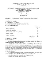 Đề thi tốt nghiệp cao đẳng nghề phần thực hành ngành điện tàu thủy đề số  (7)