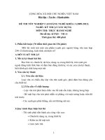 ngân hàng đề thi thực hành cao đẳng nghề ngành kỹ thuật xây dựng đề số  (9)