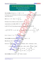 đề thi thử môn toán 2015 số 26 của toanhoc24h