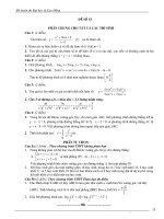 Đề thi thử đại học môn Toán (62)