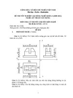 ngân hàng đề thi tôt nghiệp cao đẳng nghề chuyên ngành kỹ thuật xây dựng đề số (10)