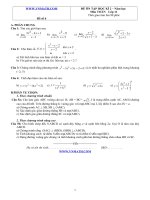 đề ôn tập học kì 2 môn toán 11 đề  6