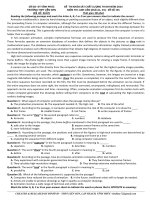 Đề khảo sát chất lượng môn Tiếng Anh lớp 12 ôn thi đại học số 155