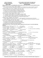 Đề khảo sát chất lượng môn Tiếng Anh lớp 12 ôn thi đại học số 103