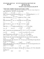 đề ôn luyện thi vào lớp 10  toán, đề số 87