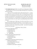 Đề kiểm tra học kì II lớp 9 môn Ngữ văn - Trường PTDTNT Kong CHRO, Gia Lai