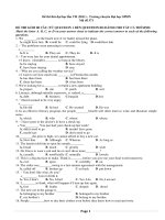 đề thi thử tiếng anh đại học các trường THPT chuyên trên toàn quốc đề số (12)