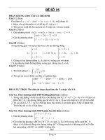 Đề thi thử đại học môn Toán (25)