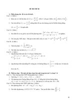 Đề thi thử đại học môn Toán (89)