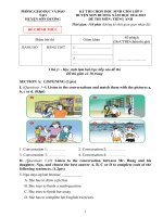 Đề thi học sinh giỏi, kiểm tra tiếng anh lớp 9 sưu tầm tham khảo ôn thi (19)