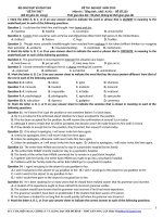 Đề khảo sát chất lượng môn Tiếng Anh lớp 12 ôn thi THPT Quốc gia số 220