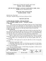 Đề thi tốt nghiệp cao đẳng nghề phần thực hành ngành quản trị khách sạn đề số  (6)