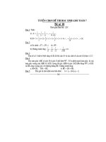 Đề thi học sinh giỏi toán