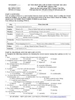 Đề thi học sinh giỏi Tiếng Anh lớp 10 số 21