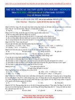 ĐỀTHI THỬ SỨC TRƯỚC KÌ THI THPT QUỐC GIA 2015 - HOÁ HỌC (6)