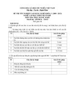 ĐỀ thi tốt nghiệp cao đẳng nghề ngành lắp đặt thiết bị cơ khí phần thực hành và đáp án mã   (3)