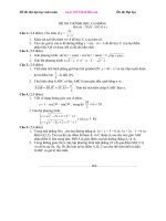 thi thử đại học môn toán, đề số 155