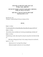 ngân hàng đề thi tôt nghiệp cao đẳng nghề chuyên ngành kỹ thuật xây dựng đề số (38)