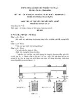 ngân hàng đề thi tôt nghiệp cao đẳng nghề chuyên ngành kỹ thuật xây dựng đề số (22)