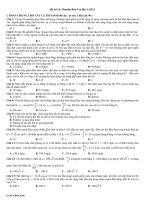 Đề thi thử đại học môn Vật Lý (15)