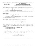 đề ôn luyện thi vào lớp 10  toán, đề số 89