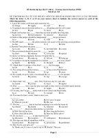 đề thi thử tiếng anh đại học các trường THPT chuyên trên toàn quốc đề số (11)