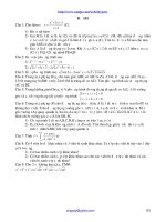Đề thi thử đại học môn Toán (110)