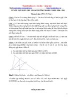 Tuyển Tập đề thi  môn Toán 6 trường Marie Curie 1994 - 2011