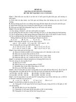 đề thi thử đại học môn sinh các trường THPT trên toàn quốc đề số  (8)