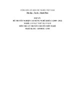 ĐỀ thi tốt nghiệp cao đẳng nghề ngành lắp đặt thiết bị cơ khí phần lý thuyết và đáp án mã   (3)